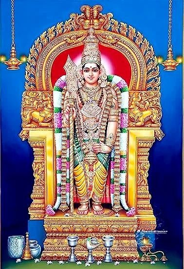 Divine idol of Lord Swaminatha Swamy at Swamimalai Murugan Temple
