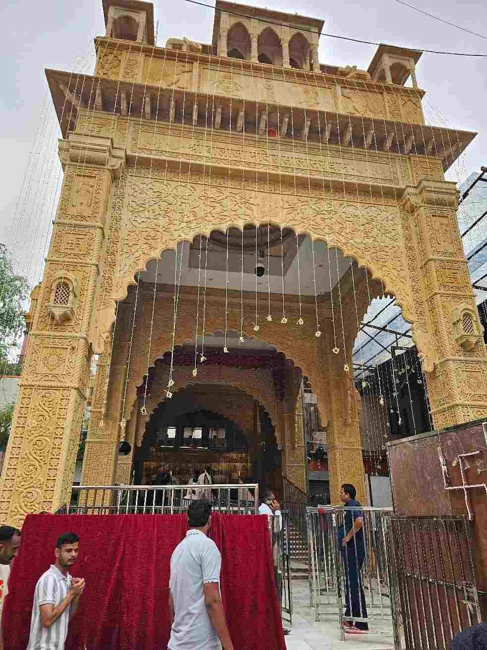 Main entrance of Shree Salasar Balaji Temple in Churu district, Rajasthan
